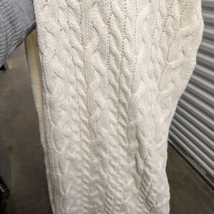 Cozy Cable Knit Sweater Infinity Scarf